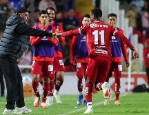 Helinho abrió el marcador con un golazo. IMAGO7/R. Vadillo