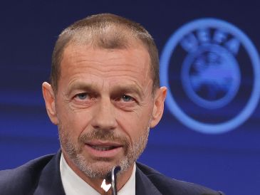 Aleksander Ceferin, presidente de la UEFA, quien ha mostrado su descontento a la FIFA y la dirección de Infantino.  EFE / ARCHIVO
