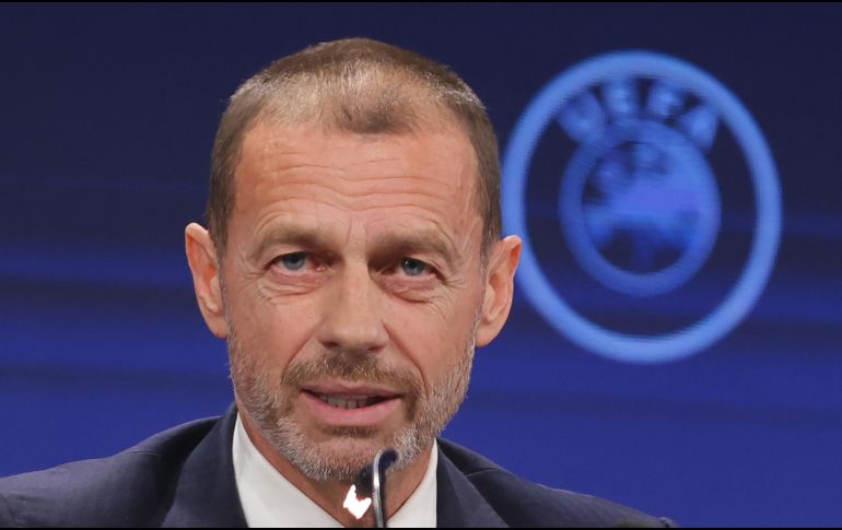 Aleksander Ceferin, presidente de la UEFA, quien ha mostrado su descontento a la FIFA y la dirección de Infantino.  EFE / ARCHIVO