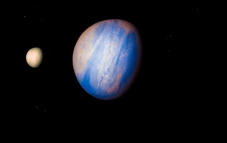 El exoplaneta Gliese 12 b tiene un diámetro ligeramente inferior al de nuestro planeta, situándose en una escala de tamaño intermedia entre la Tierra y Venus. ESPECIAL / CANVA