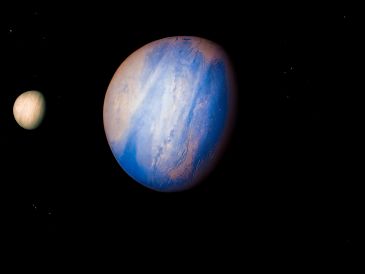 El exoplaneta Gliese 12 b tiene un diámetro ligeramente inferior al de nuestro planeta, situándose en una escala de tamaño intermedia entre la Tierra y Venus. ESPECIAL / CANVA