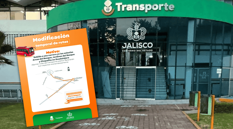 La SETRAN recomienda a las personas usuarias del transporte público considerar estos ajustes temporales y tomar previsiones en sus traslados durante la mañana del domingo. ESPECIAL