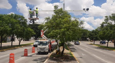 Durante las próximas semanas se instalará también el señalamiento preventivo en tres puntos restantes, completando el corredor Lázaro Cárdenas-Carretera. ESPECIAL