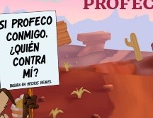 La Profeco confirmó que, con mucho gusto, defendería los derechos de Coyote como consumidor, algo que desató los memes. ESPECIAL