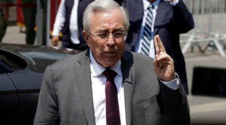 Rubén Rocha Moya volvió a pedir licencia un día después de volver a sus funciones como gobernador de Sinaloa. AFP/ARCHIVO