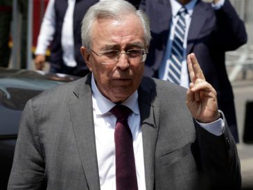 Rubén Rocha Moya volvió a pedir licencia un día después de volver a sus funciones como gobernador de Sinaloa. AFP/ARCHIVO