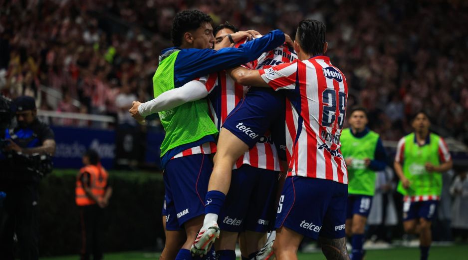 Chivas celebra la victoria sobre Tijuana. El Rebaño no anotaba cinco goles en un partido desde el Apertura 2024. EL INFORMADOR/J. Acosta