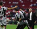 Crespo destacó la valentía de sus dirigidos para plantarse ante el último campeón en el Estadio Azteca. SUN/C. Mejía