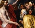"Tú eres Pedro y sobre esta piedra edificaré mi Iglesia". WIKIPEDIA/"Cristo dando las llaves a San Pedro", de Rubens