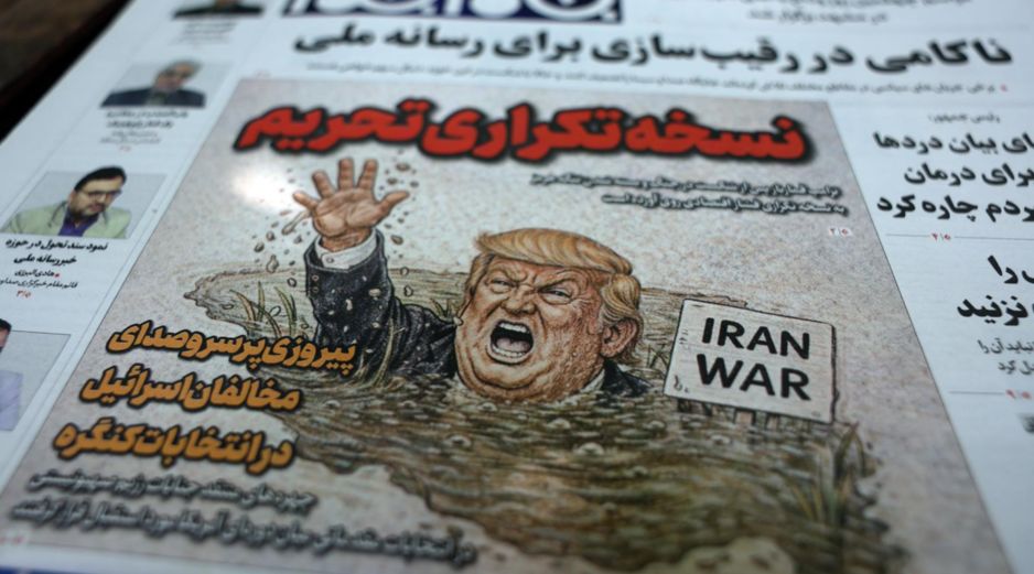 Rezaei amenazó además con atacar intereses económicos estadounidenses si Washington procede con nuevas medidas financieras contra el país persa, como anunció. EFE/ABEDIN TAHERKENAREH