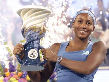 Su historia como campeona comenzó en 2019, cuando con sólo 15 años conquistó Linz. EFE/M. LYONS