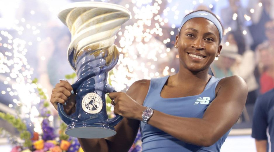 Su historia como campeona comenzó en 2019, cuando con sólo 15 años conquistó Linz. EFE/M. LYONS