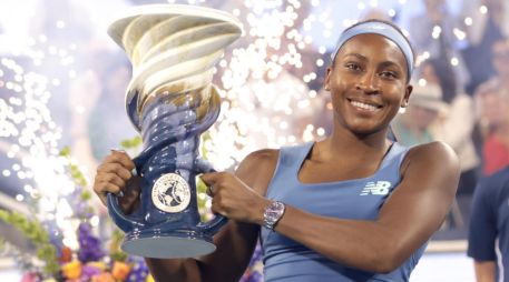 Su historia como campeona comenzó en 2019, cuando con sólo 15 años conquistó Linz. EFE/M. LYONS