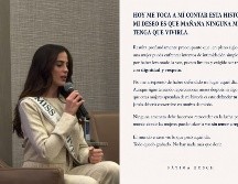 Esto dijo Fátima Bosch sobre la presión que ejerce Nawat Itsaragrisil a casi un año de su incidente en la competencia de Miss Universo. ESPECIAL / INSTAGRAM @fatimaboschfdz