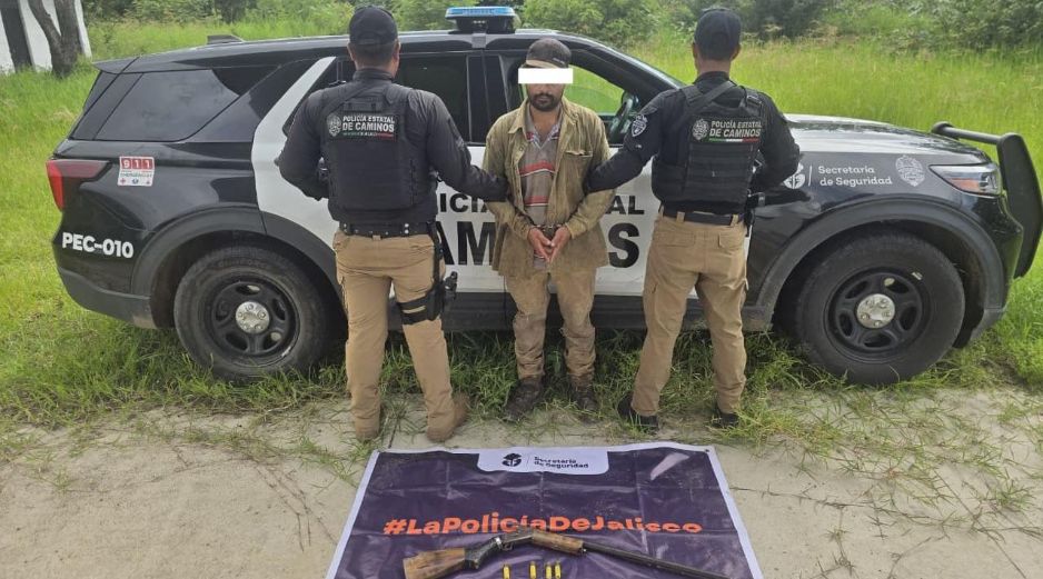 La autoridad informó que el detenido podría estar relacionado con actividades de caza de fauna silvestre, conducta que puede constituir un delito contra la biodiversidad. ESPECIAL