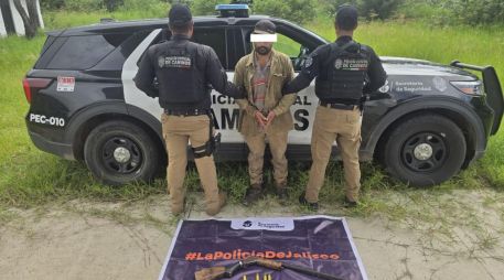 La autoridad informó que el detenido podría estar relacionado con actividades de caza de fauna silvestre, conducta que puede constituir un delito contra la biodiversidad. ESPECIAL