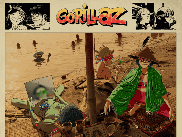 The Mountain Tour es la gira internacional que Gorillaz emprendió para presentar su nuevo material. ESPECIAL/Gorillaz