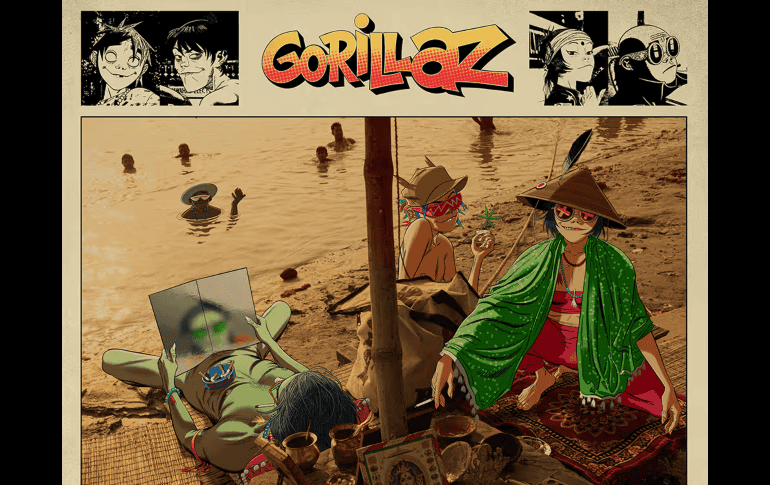 The Mountain Tour es la gira internacional que Gorillaz emprendió para presentar su nuevo material. ESPECIAL/Gorillaz