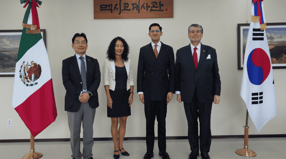 El canciller surcoreano pidió a Velasco prestar atención a las inquietudes de las empresas surcoreanas durante el proceso de revisión del T-MEC con Estados Unidos. X / @SRE_mx