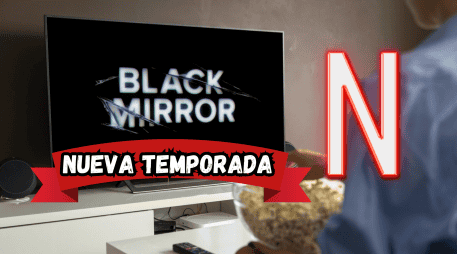 Netflix, a través de sus redes sociales compartió la gran noticia, anunciando oficialmente el inicio de las grabaciones de la temporada 8 de Black Mirror. ESPECIAL / CANVA / X / NETFLIX