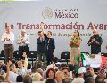 Imagen de archivo de Sheinbaum acompañada de su gabinete y el Gobernador de Jalisco, Pablo Lemus, durante la presentación de su informe La Transformación Avanza presentado en Jalisco. EL INFORMADOR/J. Acosta