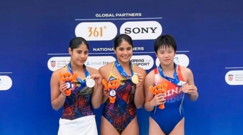Jalisco reafirma su lugar como potencia de los clavados mexicanos al aportar 12 de los 13 atletas que compiten en el Mundial Juvenil de Croacia. ESPECIAL.