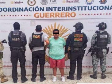 Las diligencias se desarrollaron en la colonia Progreso a través de un operativo conjunto. ESPECIAL/Fiscalía de Guerrero