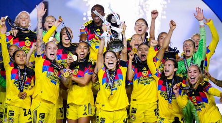 América Femenil logró un triplete después de ganar el Clausura 2026, la Copa de Campeones Femenina de la Concacaf y el Campeón de Campeonas. IMAGO7