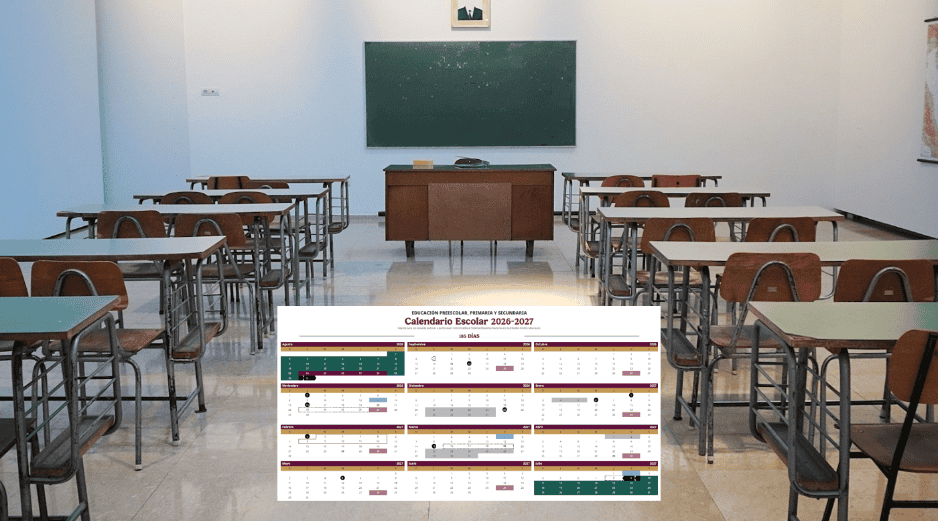Con este calendario, las familias podrán planificar con anticipación las actividades escolares, vacaciones y descansos oficiales que tendrán los alumnos durante el ciclo escolar 2026-2027. SEP / CANVA