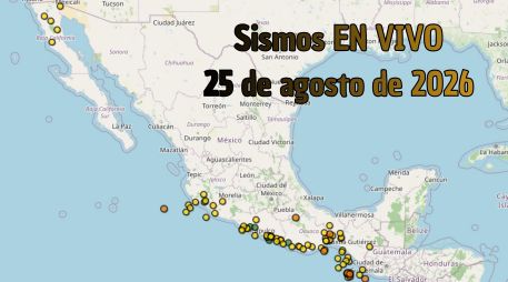 EN VIVO | Sismos en México | Martes 25 de agosto. ESPECIAL / SSN