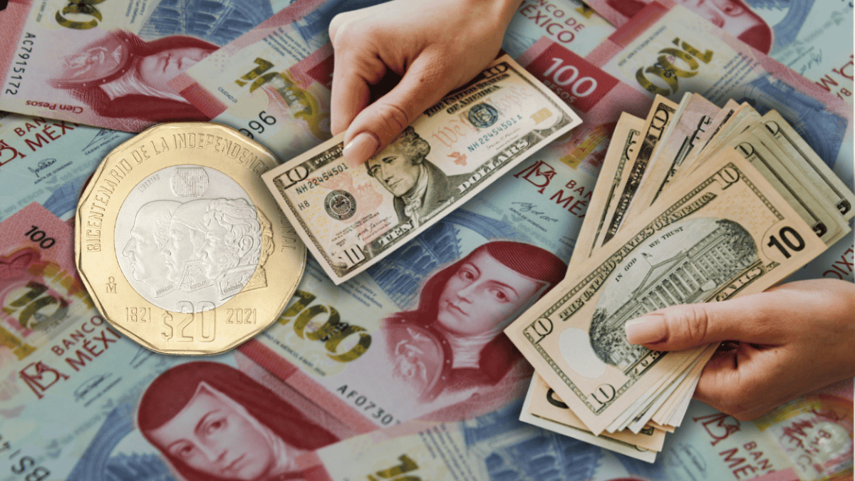 Peso mexicano mantiene su valor frente al dólar por debajo de las 17 unidades
