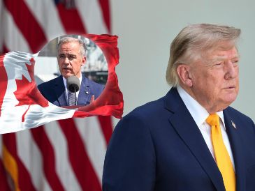 La disputa en el norte de América continúa con un par de declaraciones cruzadas entre Trump y Carney.  AP /Alex Brandon