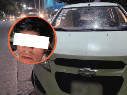 El hecho ocurrió en el cruce de Gigantes y Rita Pérez, donde policías de Guadalajara observaron el forcejeo entre ambos hombres. ESPECIAL/Policía de Guadalajara