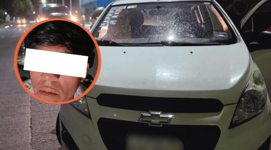 El hecho ocurrió en el cruce de Gigantes y Rita Pérez, donde policías de Guadalajara observaron el forcejeo entre ambos hombres. ESPECIAL/Policía de Guadalajara