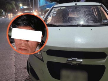 El hecho ocurrió en el cruce de Gigantes y Rita Pérez, donde policías de Guadalajara observaron el forcejeo entre ambos hombres. ESPECIAL/Policía de Guadalajara