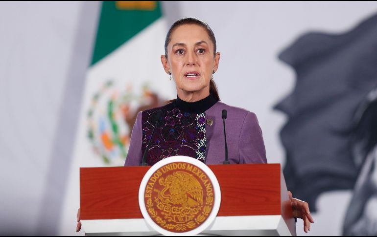 La Presidenta Claudia Sheinbaum, en 
