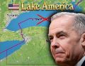 "Siempre lo llamaremos lago Ontario. Estamos orgullosos de nuestros Grandes Lagos" dijo la ministra de Industria de Canadá sobre la amenaza de Trump de cambiarle el nombre al área natural. EFE / Truth Social / ARCHIVO
