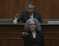 A la par de su toma de protesta en Culiacán, desde Palacio Nacional la Presidenta Claudia Sheinbaum expresó su respaldo a la designación realizada por el Congreso sinaloense. YT / Congreso Sinaloa TV