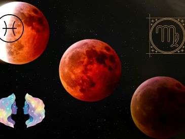 La Luna de Sangre ilumina el cielo nocturno, marcando un momento de cierres emocionales y transformación para todo el zodiaco. UNSPLASH / Z. Tasi