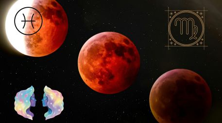 La Luna de Sangre ilumina el cielo nocturno, marcando un momento de cierres emocionales y transformación para todo el zodiaco. UNSPLASH / Z. Tasi