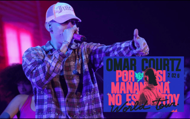 Omar Courtz anunció su paso por México a través de su cuenta oficial de Instagram. AFP / ARCHIVO