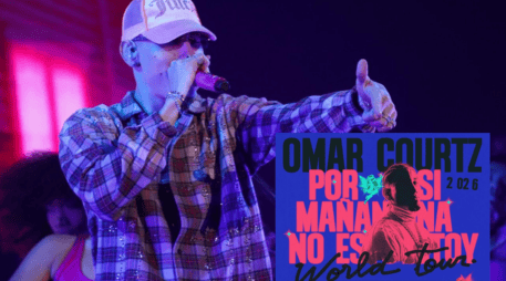 Omar Courtz anunció su paso por México a través de su cuenta oficial de Instagram. AFP / ARCHIVO