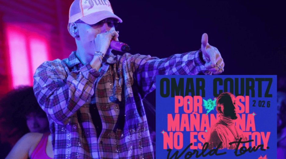 Omar Courtz anunció su paso por México a través de su cuenta oficial de Instagram. AFP / ARCHIVO