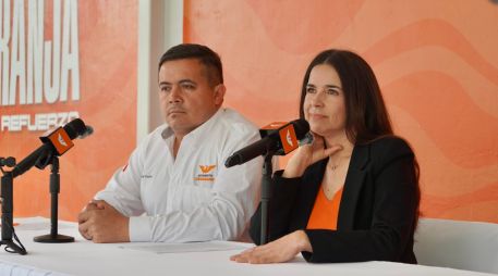 Mirza Flores acusó a Morena de desviar la atención de los señalamientos de corrupción contra Andy López Beltrán con el regreso de Rubén Rocha Moya a la gubernatura de Sinaloa. CORTESÍA.