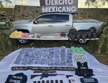 Lo asegurado fue puesto a disposición de la Fiscalía General de la República; no se reportaron detenciones. ESPECIAL/FGR
