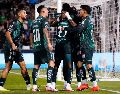 León venció con autoridad a Real Salt Lake y se convirtió en el segundo equipo mexicano en alcanzar las Semifinales de la Leagues Cup. IMAGO7.