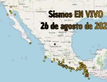 EN VIVO | Sismos en México | Miércoles 26 de agosto. ESPECIAL / SSN