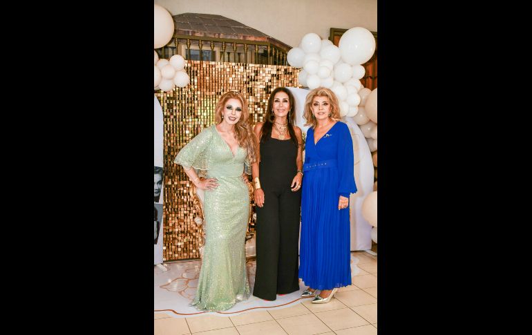 Verónica Morquecho, Geraldina Herrera y Lupita Morquecho. GENTE BIEN JALISCO / Cumpleaños de Josefina Morquecho