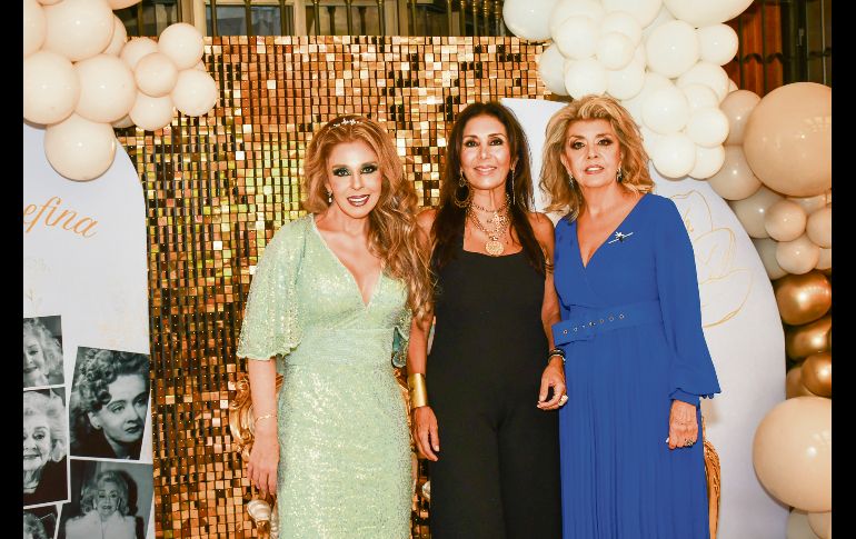 Verónica Morquecho, Geraldina Herrera y Lupita Morquecho. GENTE BIEN JALISCO / M. Rached