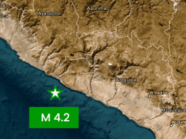 El sismo no dejó daños personales o materiales. IGP / CANVA
